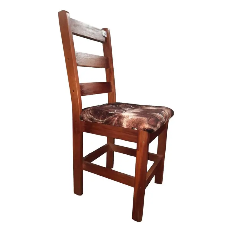 Diamex Mahogany Upholstered Accent Chair 1