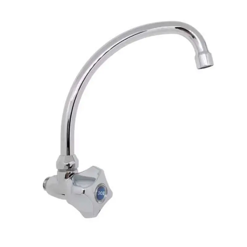 Doe Arrowline Wall-Mounted Sink Tap – Chrome-Plated Brass 1