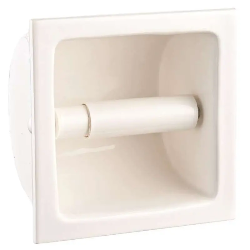Dta White Recessed Toilet Paper Holder – 150 X 150 Mm Built-In Fixture 1