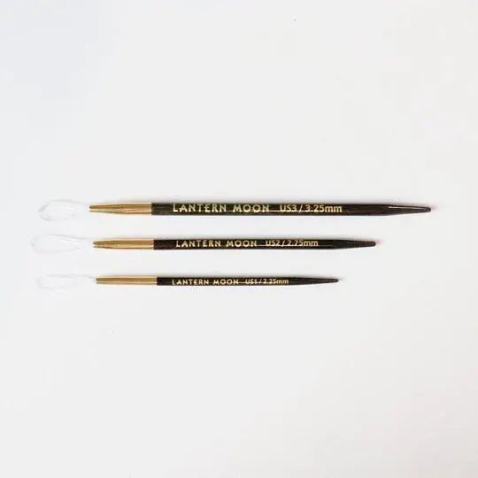 Ebony Wooden Finishing Needles For Knitting 1