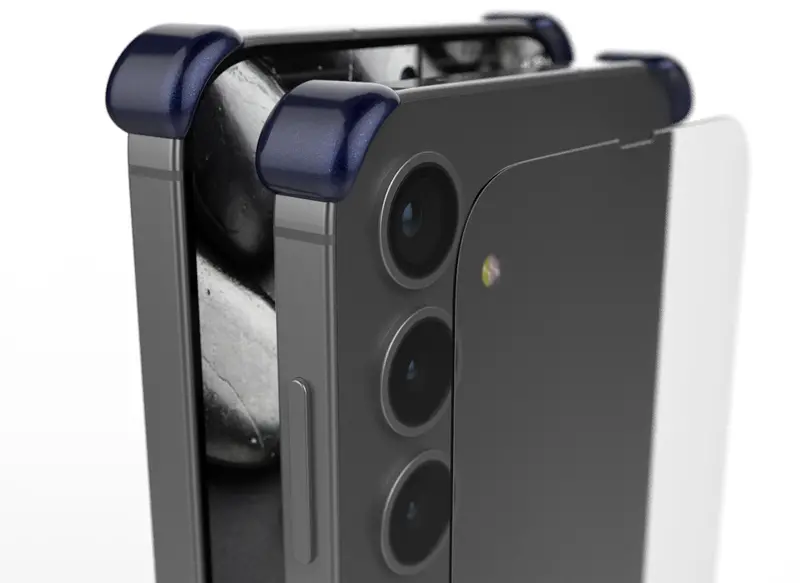 Edge + Glass Screen & Case Combo For Samsung Galaxy S24 1