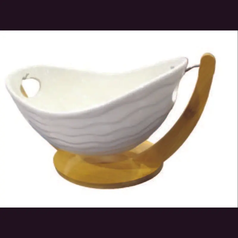 Elevated Ceramic Serving Bowl – Elegant Stand-Mounted Dish For Entertaining 1