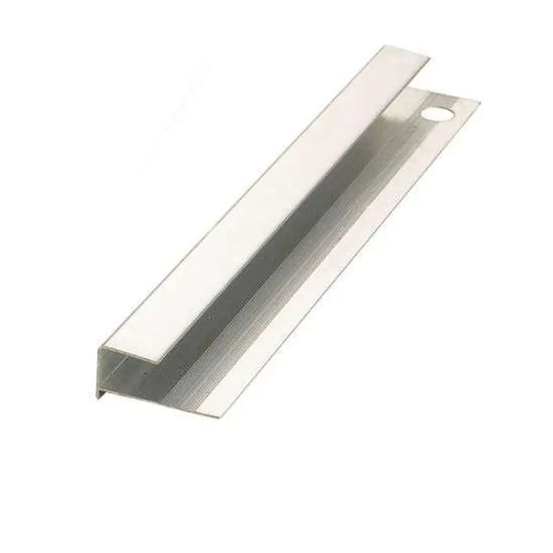 Evia 10Mm Bright Silver Aluminium Square Edge Tile Trim – 2.5M 1