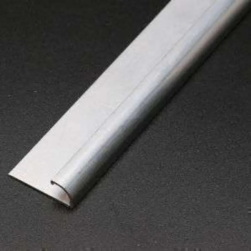 Evia 10Mm Matte Silver Aluminium Round Edge Tile Trim – 2.5M 1