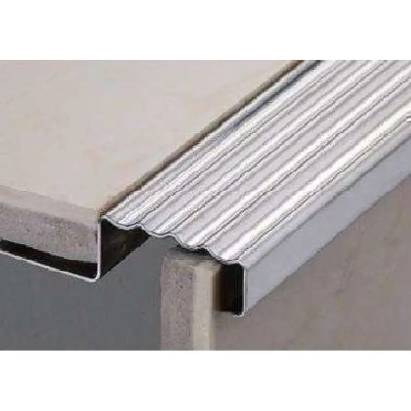 Evia 11Mm Ss304 Step Edge Tile Trim – 2.5 Meter Stainless Steel Profile 1