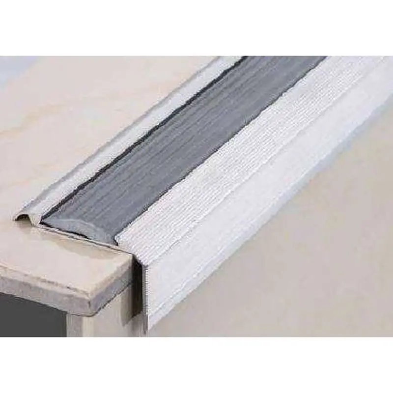 Evia 48Mm Aluminium Anti-Step Tile Trim – Matte Silver, 2.5M 1