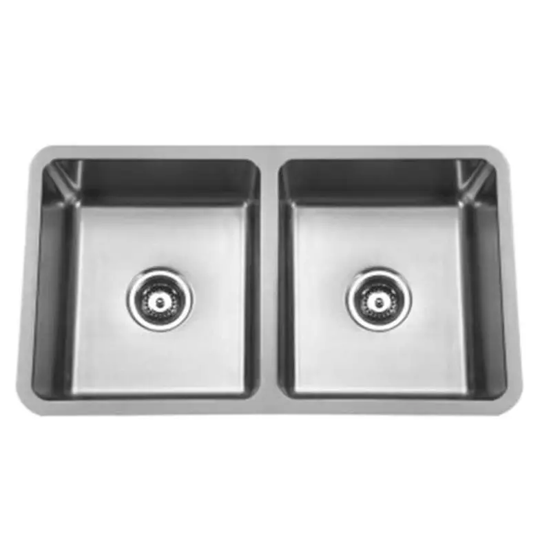 Evia Caprice Inset Double Bowl Sink – Drainer-Free, 780 X 500 X 200 Mm 1