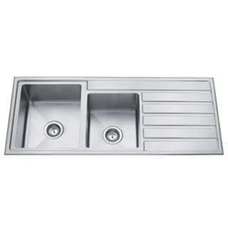 Evia Deep 1.5-Bowl Kitchen Sink – 1200 X 500 X 200 Mm Height 1
