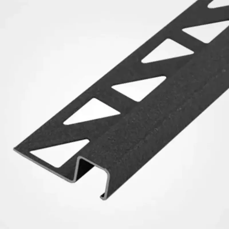 Evia Matte Black Aluminium Tile Trim – Square Edge, 10Mm X 2.5M 1