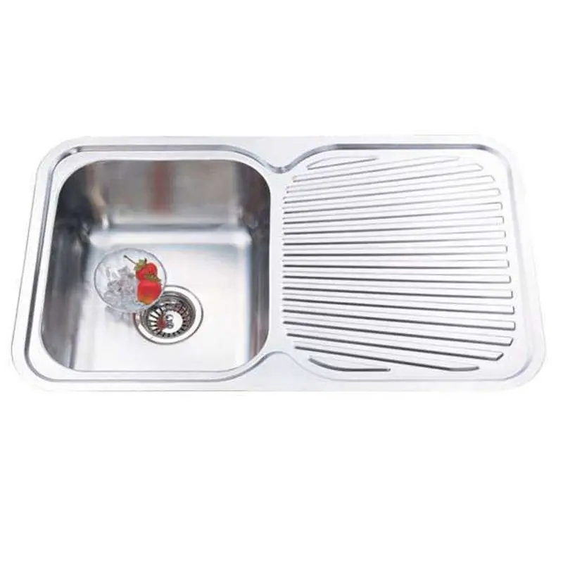 Evia Reversible Single Bowl Kitchen Sink – 820 X 500 X 180Mm, Dual-Orientation Design 1