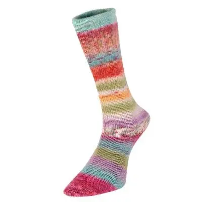 Evolution Celebration Sock Yarn – Festive Self-Striping 4-Ply 1