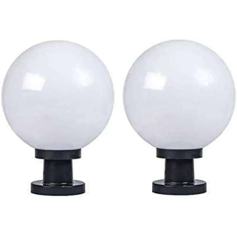 Fantasy Outdoor Illuminated Ball Lamp – 150Mm White Finish 1