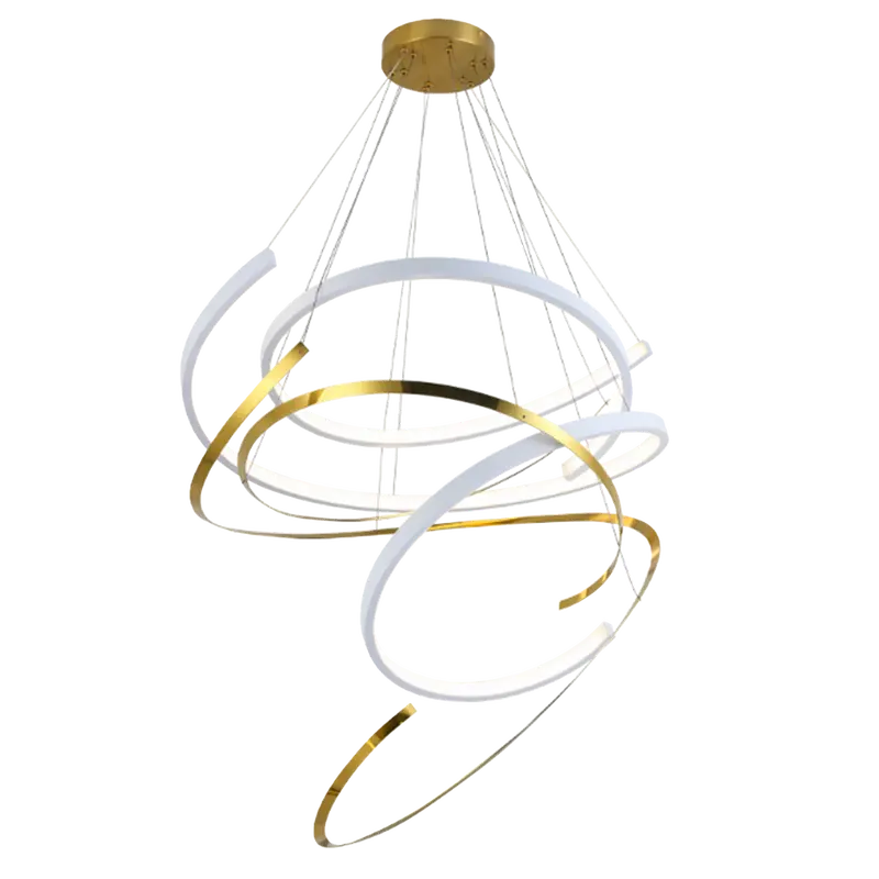 Fantasy Wave Led Pendant Light – 12-Watt Energy-Efficient Hanging Fixture With Fluid Silhouette Design 1