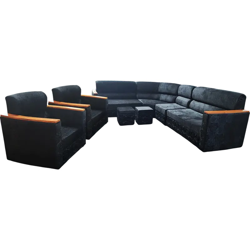 Fauna Sisi Fabric Modular Corner Lounge – 8-Piece Mix-And-Match Seating 1