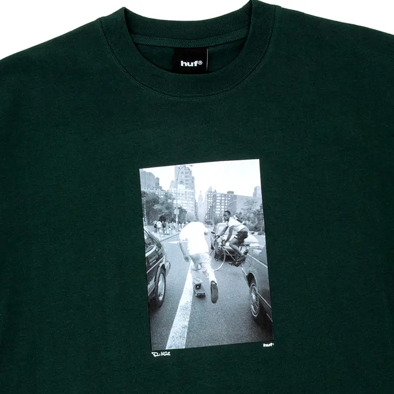 Fight The Traffic Short-Sleeve T-Shirt – Forest Green 1