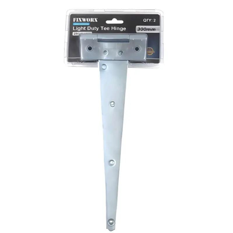 Fixworx Heavy-Duty Tee Hinge – Zinc-Plated, 12" (300 Mm), Cd2 Series 1