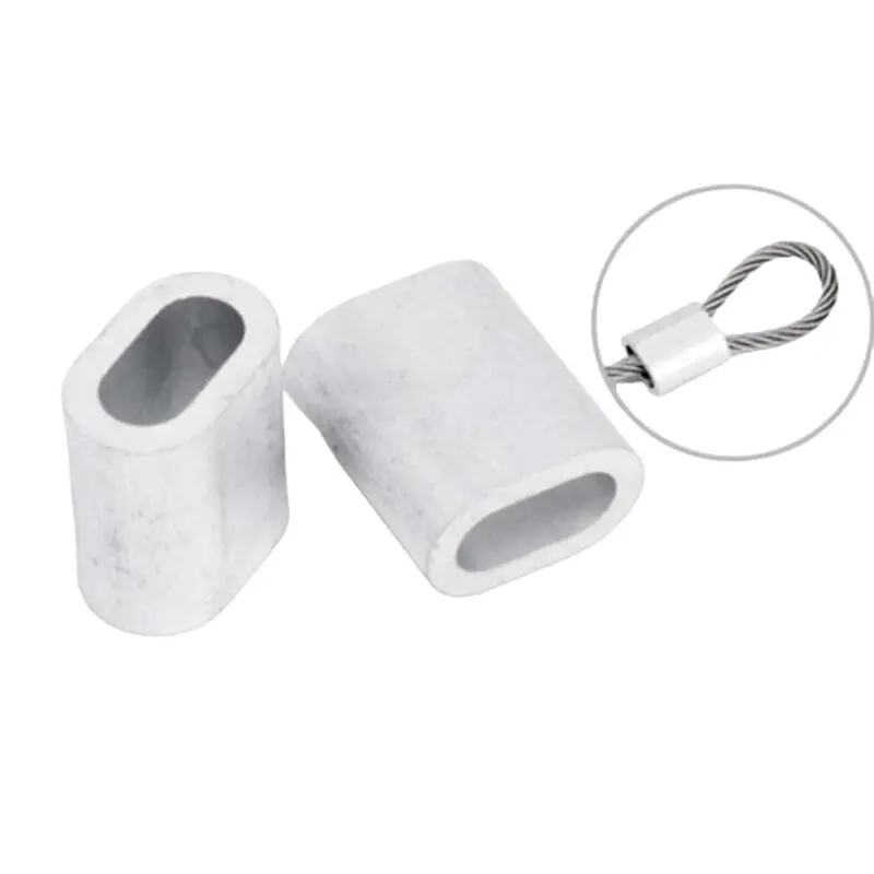 Fixworx M4 Aluminum Oval Crimp Connectors For Cables – 2-Pack 1