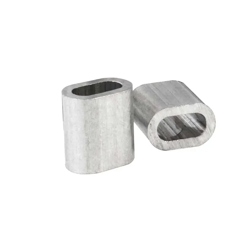Fixworx M6 Aluminum Oval Wire Rope Crimps – 2-Pack 1