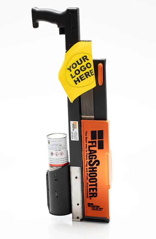 Flagshooter Canless Flag Insertion Tool For Utility Marking 1