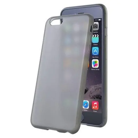Flexible Tpu Iphone 6 Case – Slim Black Design 1