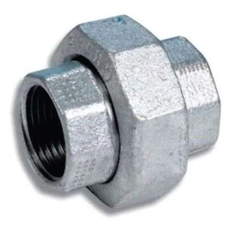 Galvanised A-Grade Pipe Union – 1½ Inch Bsp Threaded Fitting 1
