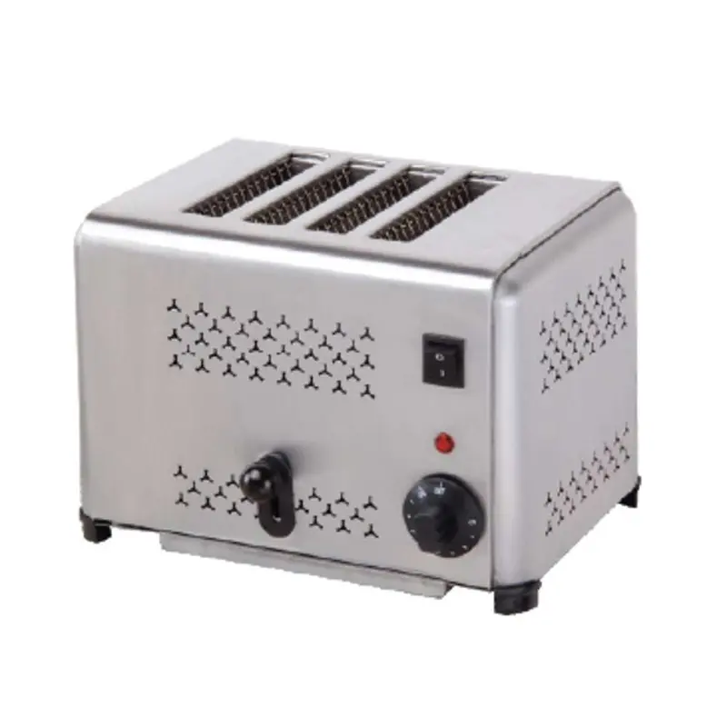 Getra Heavy-Duty 4-Slice Commercial Pop-Up Toaster – Stainless Steel Build 1