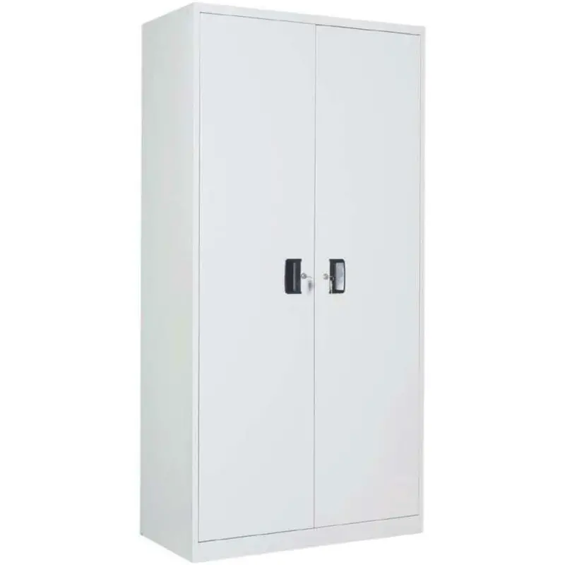 Godrej Full-Height 2-Door Folding Metal Cabinet – Grey Seal Finish 1