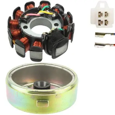 Gy6 125Cc/150Cc Stator Magneto With Compatible Flywheel – 11-Coil Ignition Assembly 1
