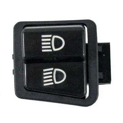 Headlight Dimmer Switch With 3-Spade Terminal Design – Scooter & Go-Kart Compatible 1