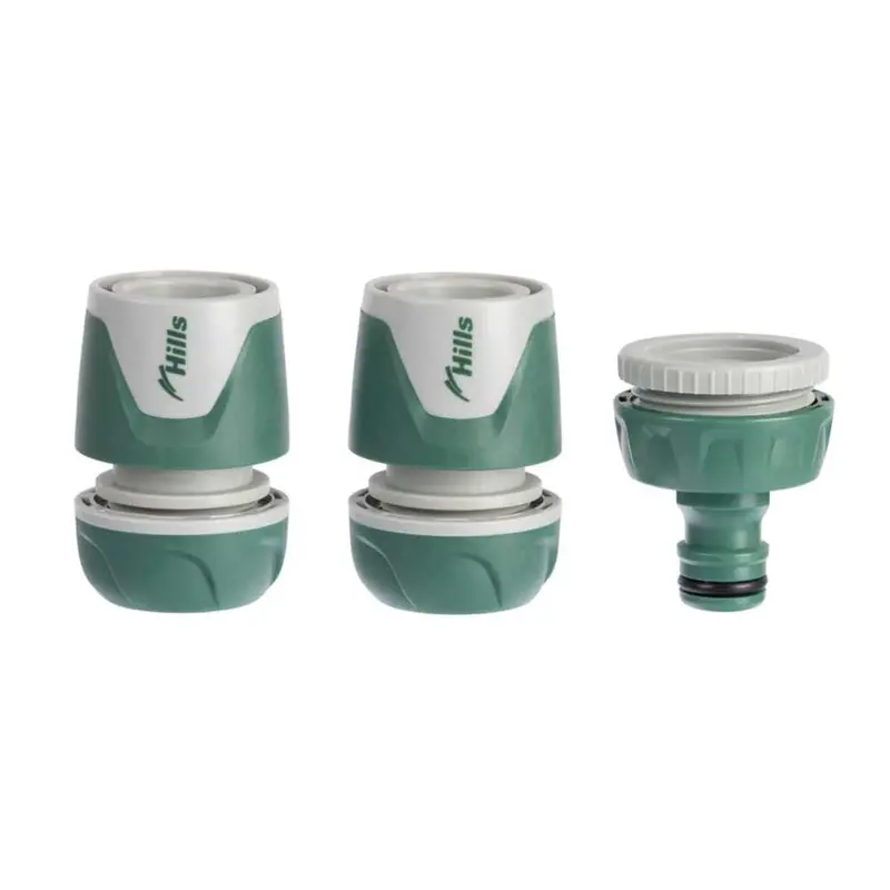 Hills 3-Piece Hose Connector Kit – 12Mm Plastic Fittings 1