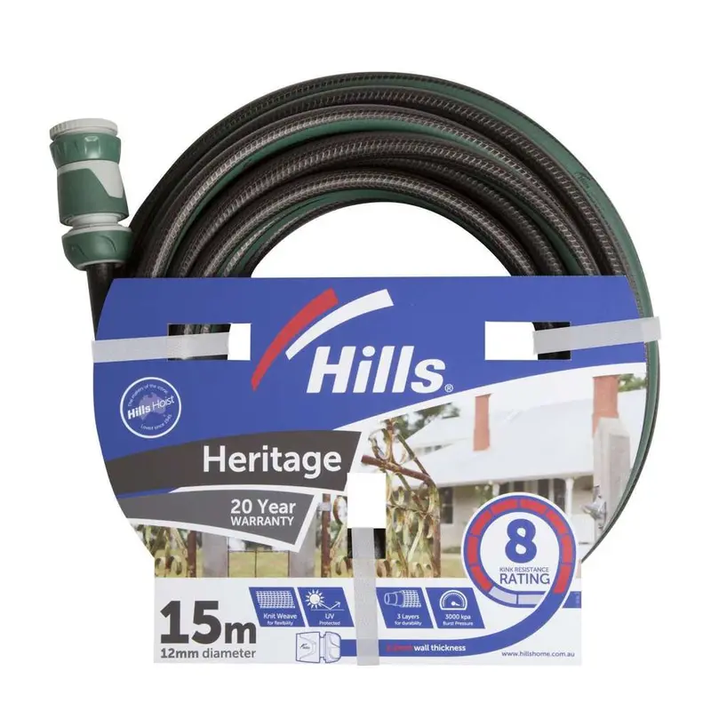 Hills Heritage Garden Hose – 12 Mm X 15 M Compact, Flexible & Durable 1