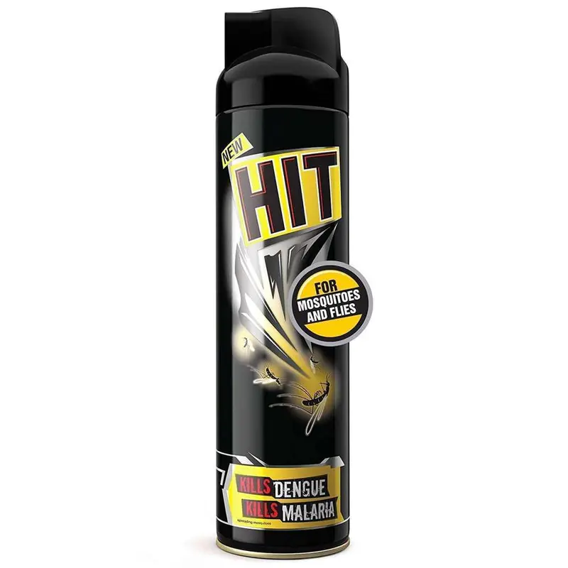 Hit Mosquito And Flying Insect Killer Spray – Black Can, Fast-Acting Formula 1