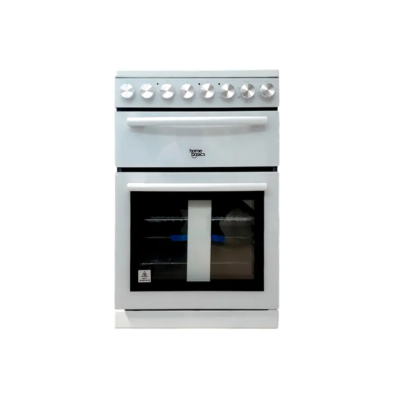 Home Basics 4-Burner Freestanding Electric Cooker – 60Cm Stainless Steel With Built-In Oven 1