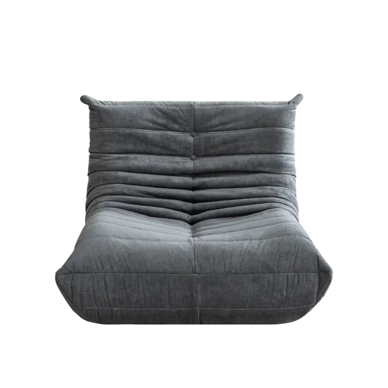 Home Basics Compressed Floor Sofa – Single-Seater, Assorted Colors 1