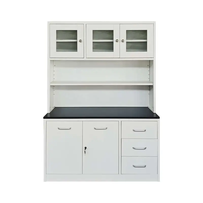 Home Basics Steel Kitchen Cabinet – 1200 × 420 × 1850Mm With Internal Shelf 1