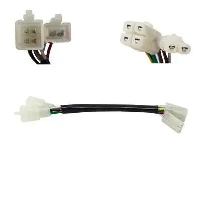 Honda-Style 6-Pin Cdi Jumper Wire – Adapts Chinese 4+2 Pin Cdis To Oem Honda Harnesses 1
