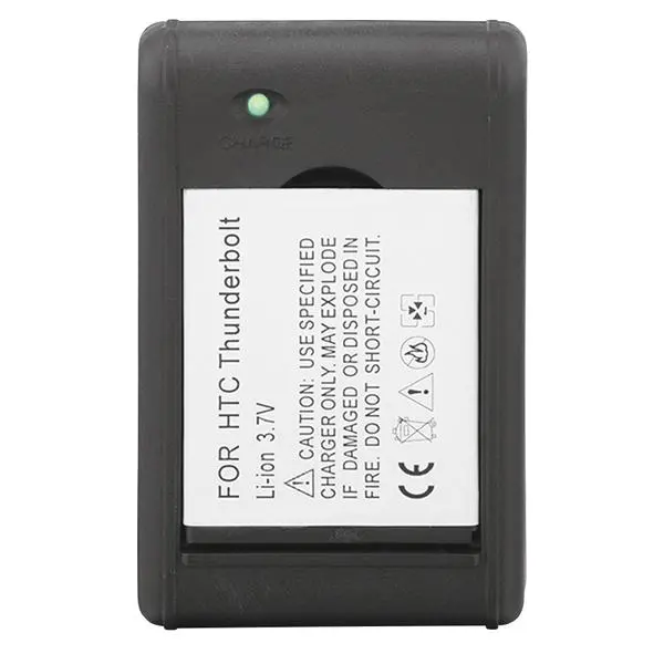 Htc Thunderbolt Replacement Battery And Dual-Port Desktop Charger Combo 1