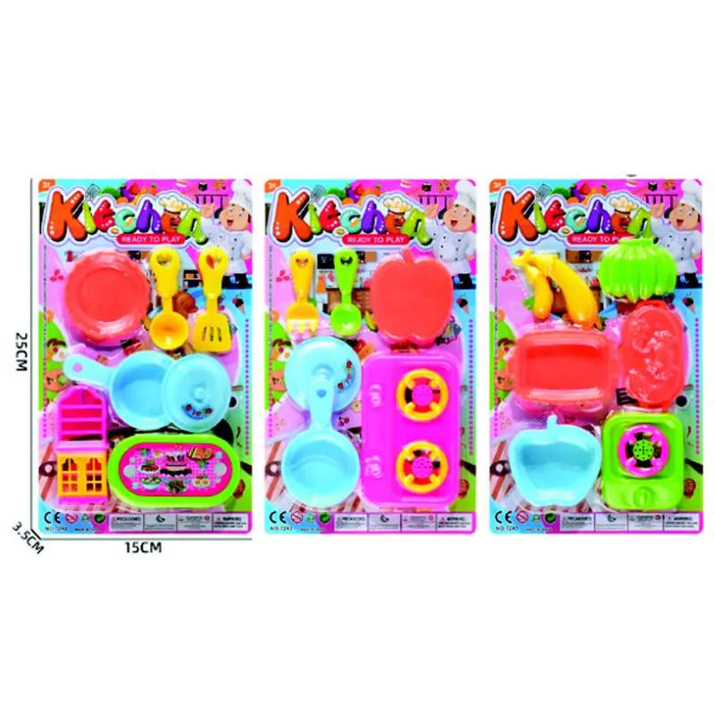 Huada Kids’ Pretend Kitchen Play Set – Compact 25 × 15 × 3 Cm Toy Set 1