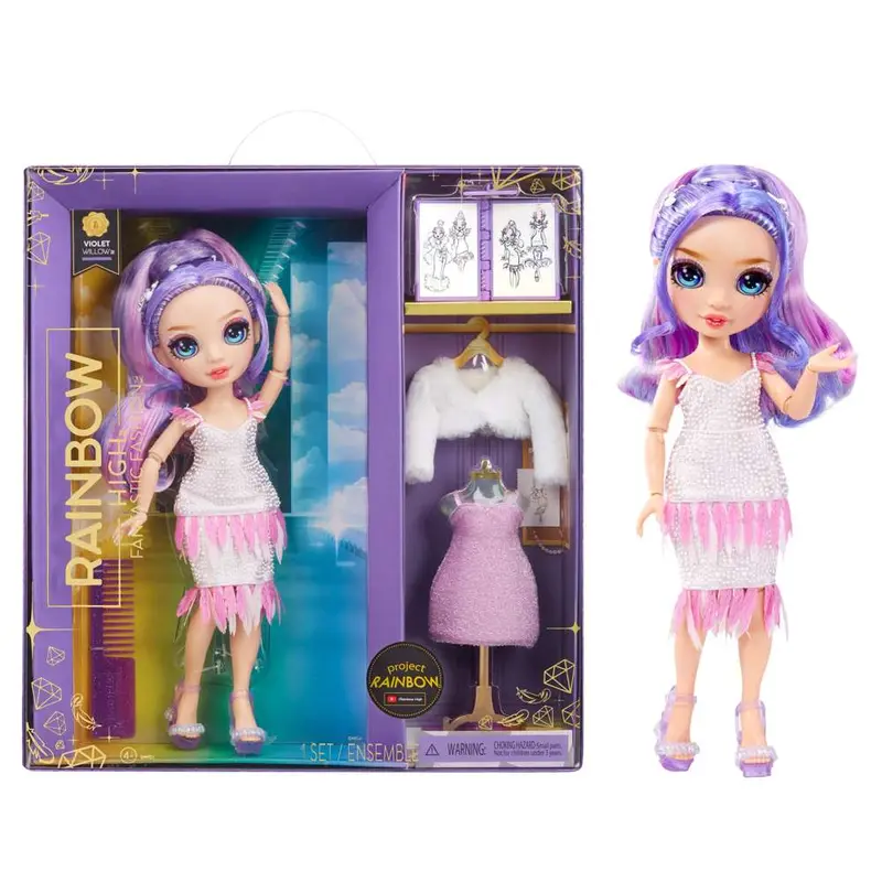 Huada Purple 11-Inch Collectible Doll Set 1