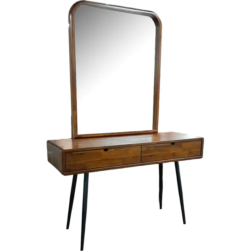 Inception Dark Walnut Dressing Table – 1200 × 400 × 750Mm 1