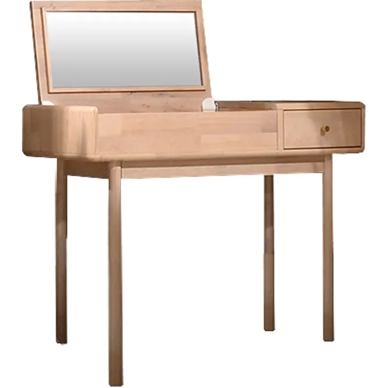 Inception Milk Oak Dressing Table – 1000 × 450 × 770Mm 1