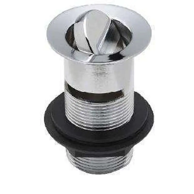 Inox Anti-Vandal Flip-Top Overflow Waste – 32 × 78 Mm Brass, Cp Finish 1