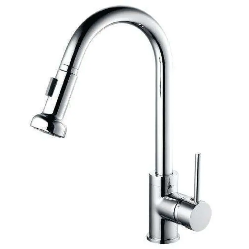 Inox Sango 440 Chrome-Plated Kitchen Sink Mixer Tap 1