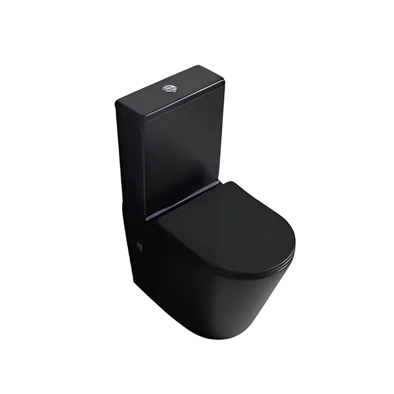 Inox Sigma Black Toilet Suite – P-Trap Design, 180Mm Rough-In 1