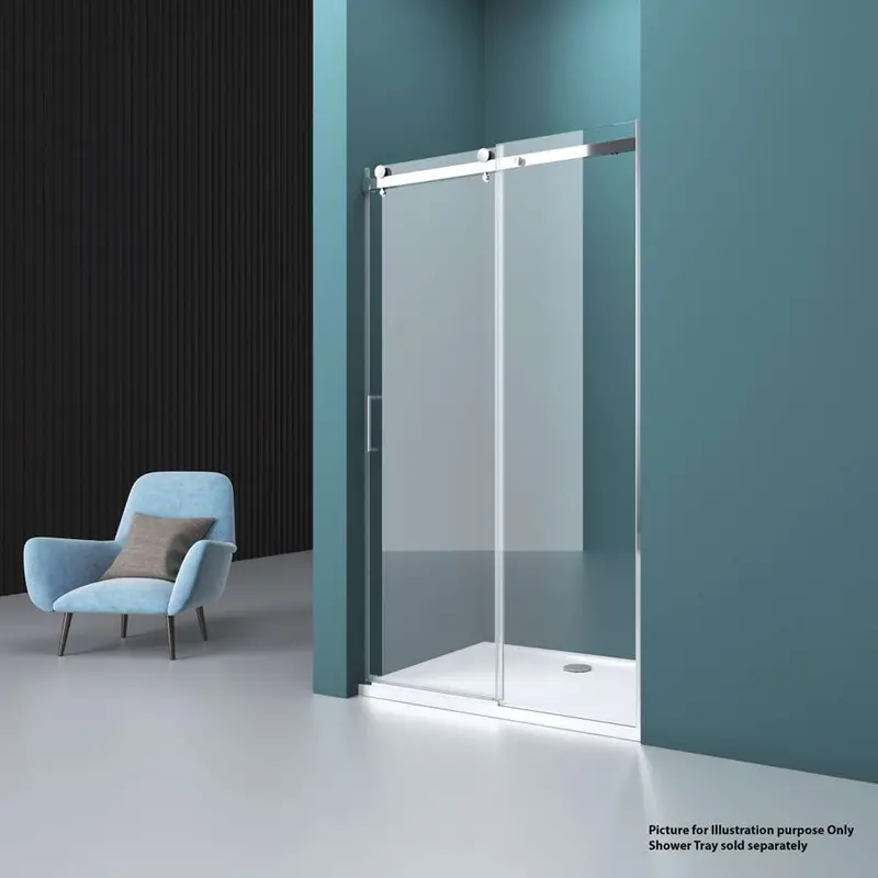 Inox Silence 3 Frameless Rectangular Shower Enclosure – 1400Mm X 1950Mm 1