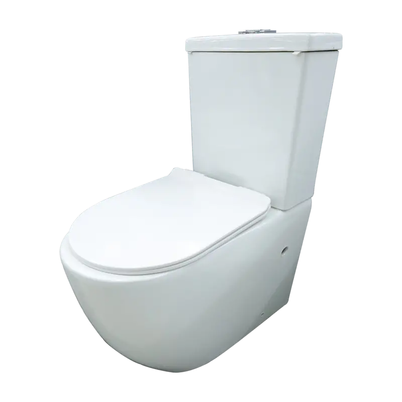 Inox Zeta White Toilet Suite – P-Trap Design, 180Mm Rough-In Height 1