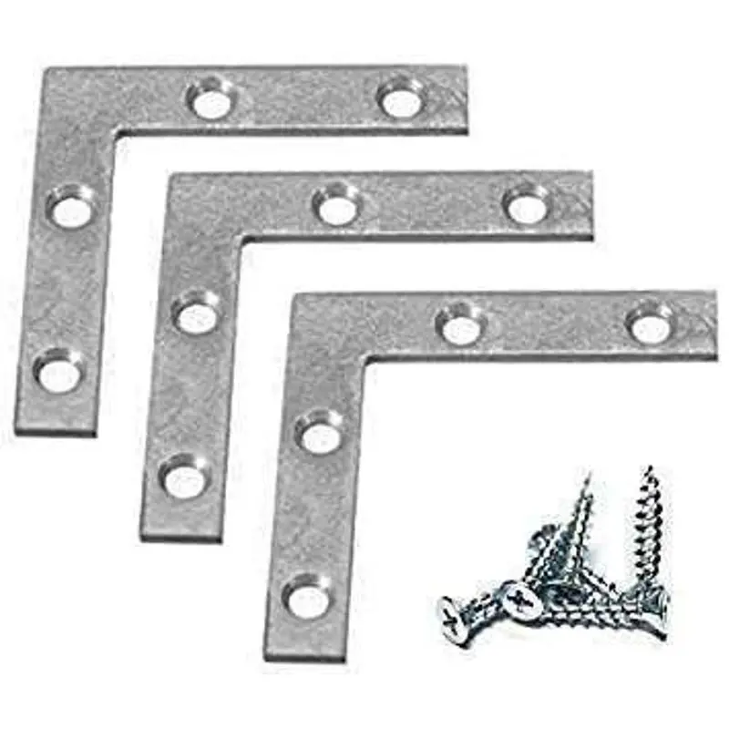 Kmt 40×40×20 Mm Corner Bracket With Mounting Screws – Set Of 4 1