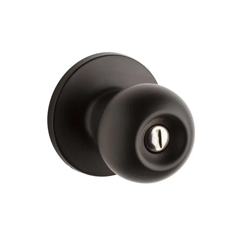 Lane Bala Matte Black Bathroom Privacy Set – Modern Concealed Hardware 1