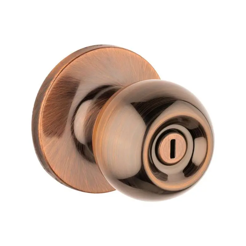 Lane Bala Privacy Handle Set – Antique Bronze 1