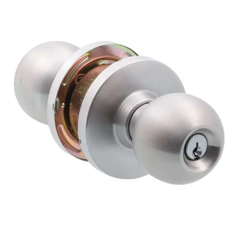 Lane Fire K8 Series Commercial Entrance Knob – Stainless Steel Satin Finish 1